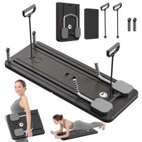 Pilates Board-Reformer Set,Multi-Purpose Foldable Reformer Board for Home,5in1 Pilates Sliding Board,Purple