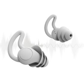 Anti-noise Sleep Earplugs (Color: Grey)