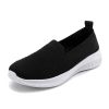 Summer new breathable net flying weaving women's shoes comfortable casual women's shoes trend 100 loafers a slip-on loafers