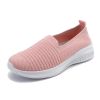 Summer new breathable net flying weaving women's shoes comfortable casual women's shoes trend 100 loafers a slip-on loafers