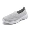 Summer new breathable net flying weaving women's shoes comfortable casual women's shoes trend 100 loafers a slip-on loafers