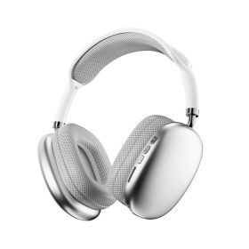 P9 pro max bluetooth headphones wireless noise canceling headphones headset headset pops (Color: White)