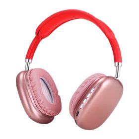 P92 bluetooth headset headset cell phone heavy bass wireless sports game universal headset (Color: Red)