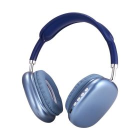 P92 bluetooth headset headset cell phone heavy bass wireless sports game universal headset (Color: Blue)