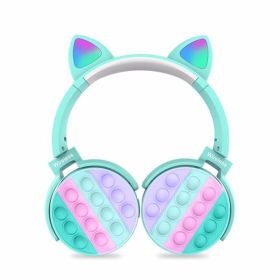 Stress Reducing Headphones, Children's Toy Headphones (Option: Azure)