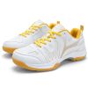 New super light breathable couple badminton shoes Fashion comfortable men's sports shoes tennis shoes