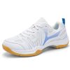 New super light breathable couple badminton shoes Fashion comfortable men's sports shoes tennis shoes