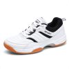 New comfortable breathable tennis shoes beef tendon sole anti-slip cushioned leisure badminton shoes comprehensive training men's shoes table tennis s