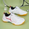 New super light breathable couple badminton shoes Fashion comfortable men's sports shoes tennis shoes
