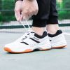 New comfortable breathable tennis shoes beef tendon sole anti-slip cushioned leisure badminton shoes comprehensive training men's shoes table tennis s