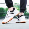 New comfortable breathable tennis shoes beef tendon sole anti-slip cushioned leisure badminton shoes comprehensive training men's shoes table tennis s